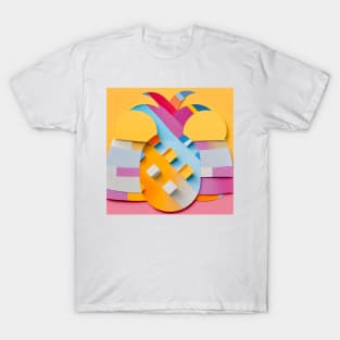 Pastel Pineapple Collage T-Shirt